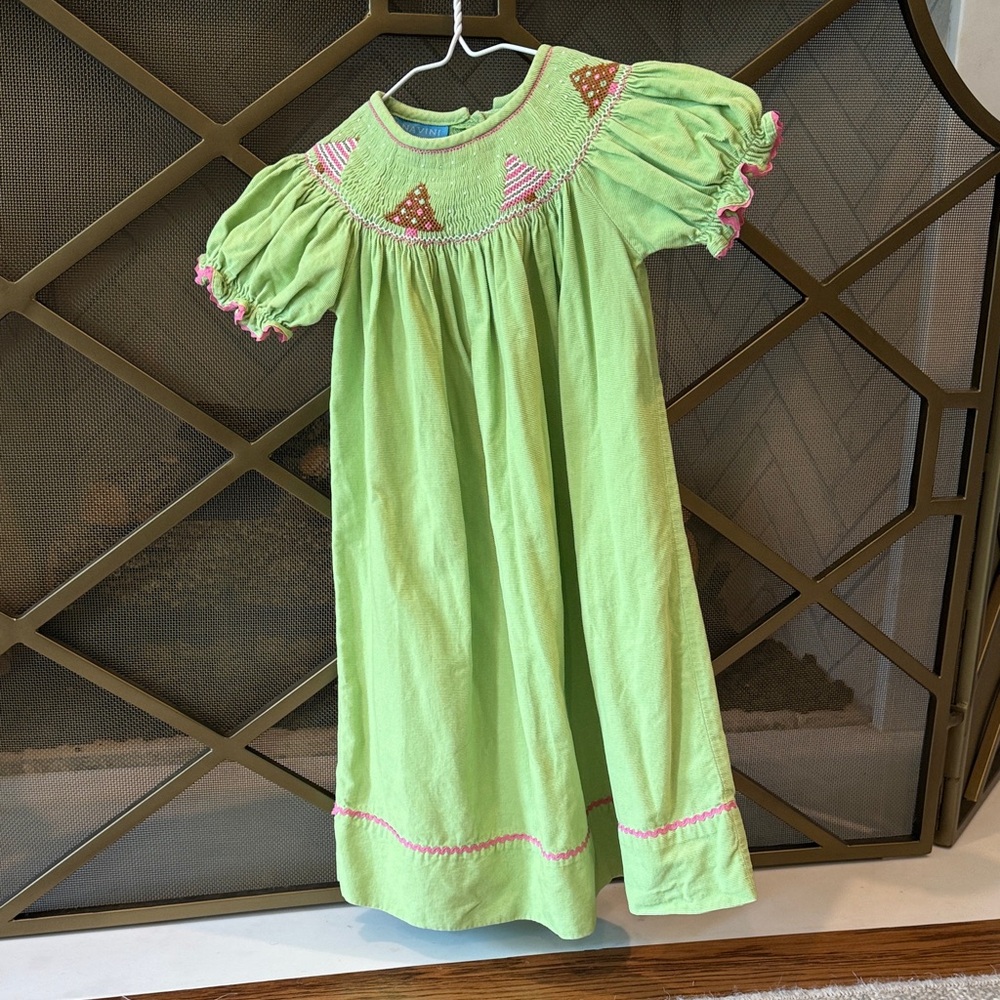 Charming Green Kids Formal Dress
